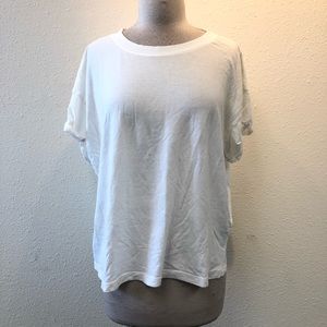 Zara basic white top